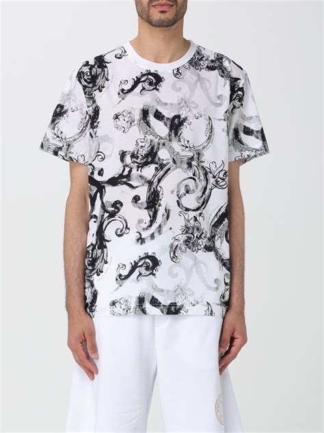 white versace jeans t shirt|Versace Jeans couture outlet.